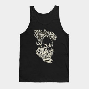 Biker Skull Tank Top